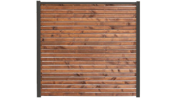 planeo TerraWood - DESIGNO set di picchetti in pino marrone 180 x 173 cm