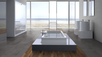 KWG pavimento pvc flottante click - Trend Vogue Cement Steelgrey Solidtec