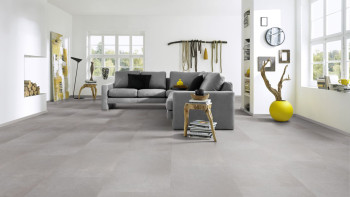 KWG pavimento pvc flottante click  - Trend Vogue Cement Dove Grey Solidtec
