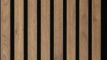 planeo pannelli acustici - Rovere terra marrone - 260 x 33 cm