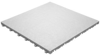 planeo click tile Floor - bianco-alluminio