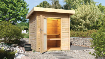 planeo sauna casa Basic Lenja finitura naturale