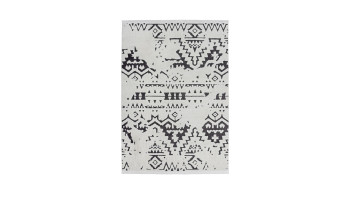 tappeto planeo - Agadir 110 bianco / nero 120 x 170 cm