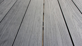 planeo TitanWood - Tavola massiccia grigio scuro anticato invecchiato/spazzolato
