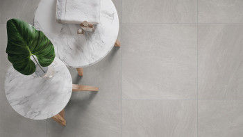 planeo DIYTile piastrelle per pavimento in marmo- 60 x 60 x 12 cm Grigio PT