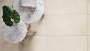 planeo DIYTile piastrelle per pavimento in marmo - 45 x 90 x 12 mm Beige PT
