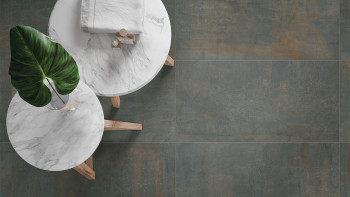 planeo DIYTile piastrelle per pavimento in pietra - 45 x 90 x 12,5 cm antracite PT