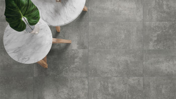 planeo DIYTile piastrelle per pavimento in cemento - 30 x 60 x 12,5 cm Basalto PT