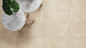 planeo DIYTile piastrelle per pavimento ardesia - 30 x 60 x 12 mm sabbia beige PT