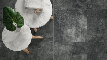 planeo DIYTile piastrelle per pavimento in cemento - 60 x 60 x 12,5 cm antracite PT