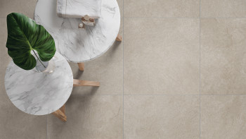 planeo DIYTile piastrelle per pavimento ardesia - 60 x 60 x 12 cm ciottolo grigio PT