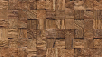 Skaben WoodWall - Cubo in legno di cristallo Natura