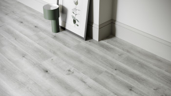 planeo Rigido Vinile ad incastro - SolutionX 2in1 Oak Grey | Isolamento acustico integrato (ECF-0088)