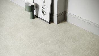 planeo Rigido Vinile ad incastro - SolutionX 2in1 Concrete Grey Light | Isolamento acustico integrato (ECF-0099)