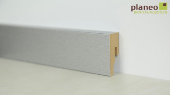 planeo Alu-Design battiscopa 18 x 50mm Alu moderno