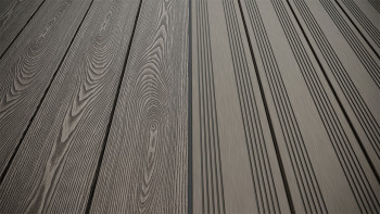 planeo SolidWood WPC tavola solido - Grigio chiaro 3m francese/strutturato