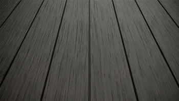 planeo AntikWood WPC tavola solido - Grigio antracite 3m invecchiato