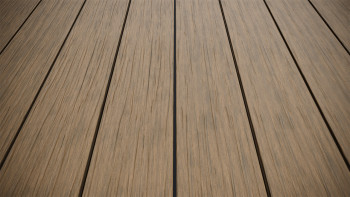 planeo AntikWood WPC tavola solido - Marrone chiaro 3m antico invecchiato