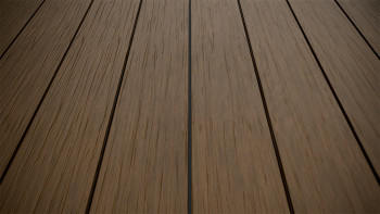 planeo AntikWood WPC tavola solido - Marrone 3m antico invecchiato