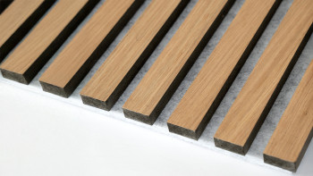 pannelli acustici planeo - rovere naturale/grigio 60x60 cm
