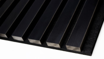 planeo Akustikpaneele - Wood Charcoal/Schwarz