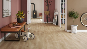 Pavimento biologico Wineo - 1000 legni L Miele di quercia intensivo da incollare (PL299R)