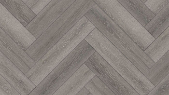 planeo Vinile rigido a incastro - rovere grigio a spina di pesce | goffratura sincrona (KPC-S1-26)