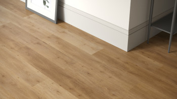planeo Vinile rigido a incastro - SMARTline Brown Rustic Oak | Isolamento acustico integrato (NF-SL-588)
