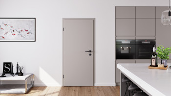 planeo CPL porta interna CPL 1.0 - Pelle grigio argento