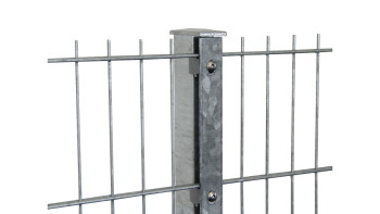 pali di recinzioni tipo FB zincati a caldo per recinzioni a doppia maglia - altezza recinzioni 630 mm