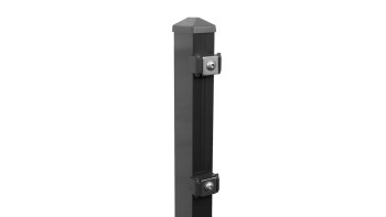 pali di recinzioni tipo P antracite per recinzioni a doppia maglia - altezza recinzioni 1830 mm