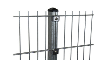 pali di recinzioni tipo P zincati a caldo per recinzioni a doppia maglia - altezza recinzioni 1830 mm