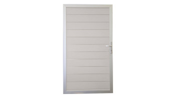 planeo Gardence Strong - Porta universale BPC Bicolore Bianco con telaio in alluminio