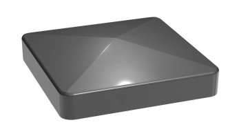 planeo Alumino post cap in alluminio grigio antracite 7x7cm