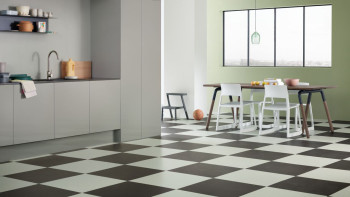 planeo linoleum click Linoklick - Foro nero 60x30cm - 633707