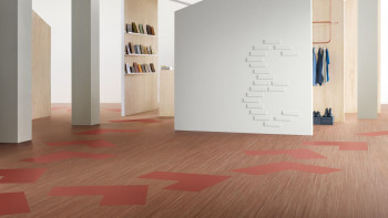 Forbo Linoleum Marmoleum - Walton Berlin rosso 3352