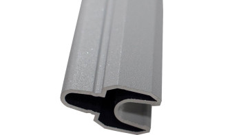 planeo Solid Grande - profilo a lesene grigio argento