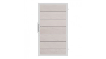 planeo Gardence Strong XL - Porta universale BPC Bicolore Bianco con telaio in alluminio