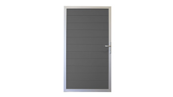 planeo Alumino - Porta universale grigio antracite con telaio in alluminio