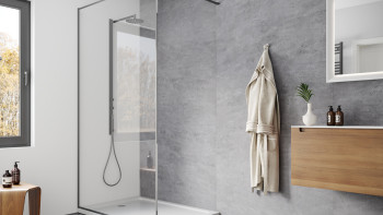 Planeo Wallboard - Calcestruzzo Grigio Scuro Opaco - vari formati