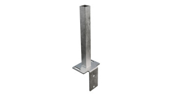 planeo Gardence Strong - GJ 45 Staffa a L 16 x 12 x 40 cm per tassellatura con adattatore di montaggio integrato