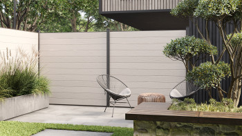 planeo Solid - recinzioni giardino quadrato BiColor bianco