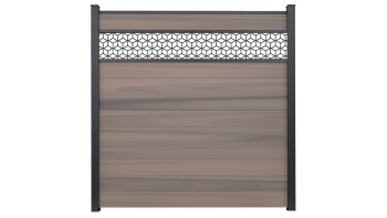 planeo Gardence Strong - recinzione a innesto BPC Cube Bi-Color co-ex 180 x 180 cm