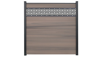 planeo Gardence Strong - recinzione a innesto BPC Abstract Bi-Color co-ex 180 x 180 cm