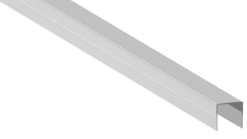 planeo fascia di copertura per recinzioni prefabbricata in alluminio anodizzato EV1 - 180cm
