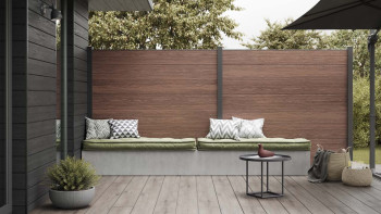 planeo AEX - recinzione da giardino in rovere rosso rustico