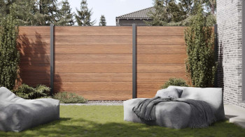 planeo AEX - recinzione da giardino rovere sabbia scuro