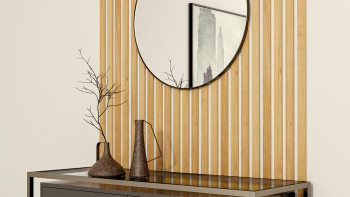 Skaben Pannelli acustici SilentWall Easy-Sticks - rovere marrone chiaro - 250 x 3,45 cm