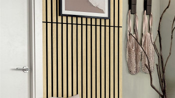 Skaben Pannelli acustici SilentWall Compact - rovere marrone chiaro - 244 x 30,5 cm