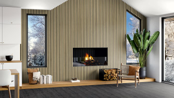 Skaben pannelli a risparmio energetico SilentWall Thermo - rovere naturale - 250 x 48 cm